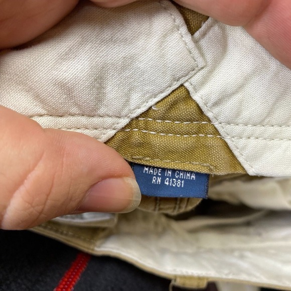 Polo Rlaph Lauren Men's 36 Cargo Shorts Flap Pockets Lot 381 57/58 Y2K - Picture 9 of 13